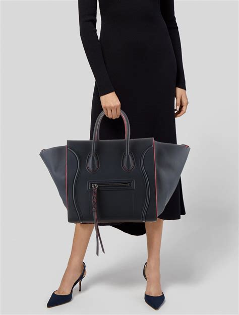 celine luggage tote on sale|Celine luggage tote medium.